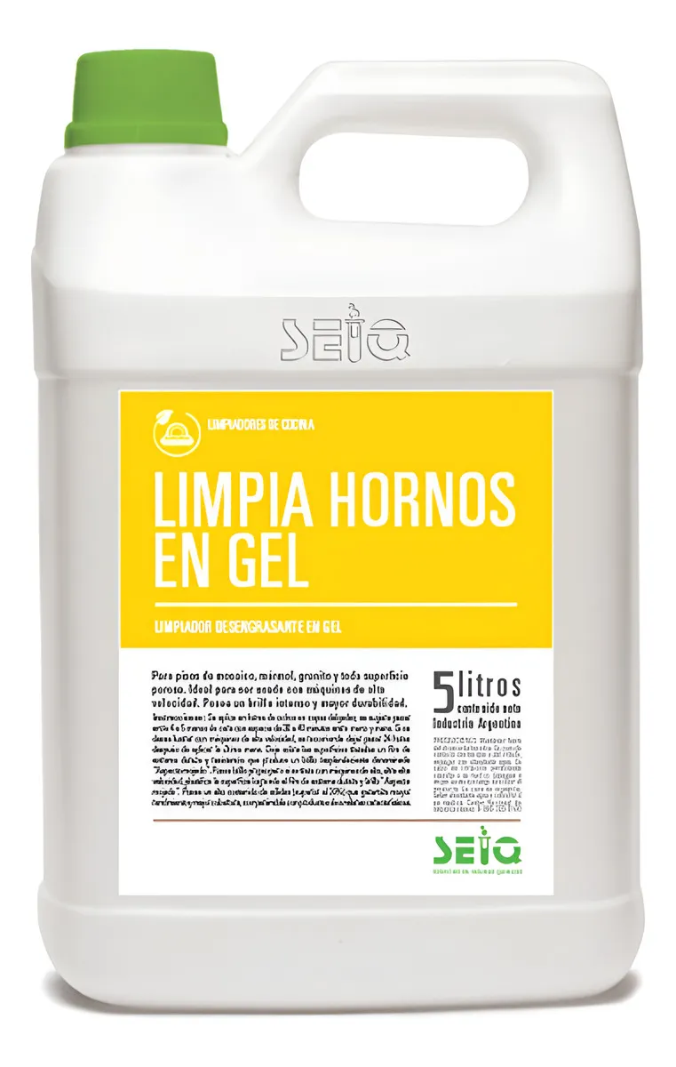 Limpia Hornos en Gel SEIQ 5 L | Desengrasante Profesional