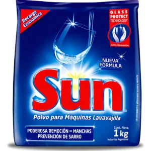 Sun Polvo Lavavajillas 1Kg | Limpieza Profunda Antisarro