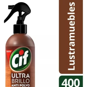 Cif Lustra Muebles Ultra Brillo Gatillo 400 ml | Anti Polvo