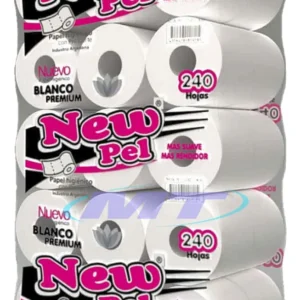 Papel Higiénico New Pel Blanco Extremo Premium 80 m | Bolsón x 30 Rollos