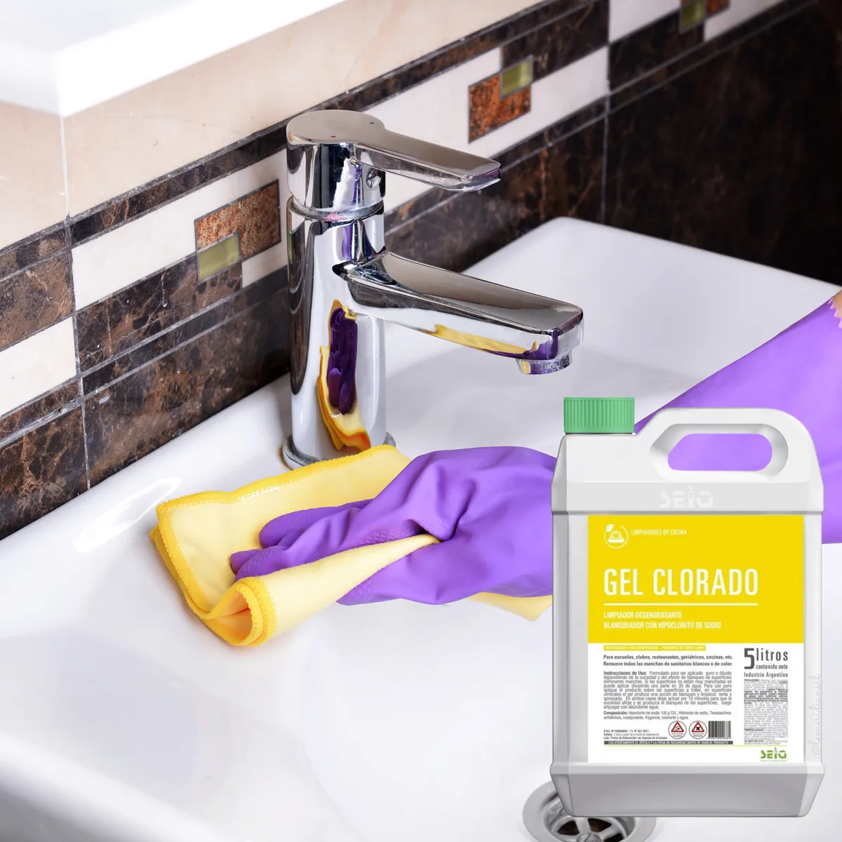 Gel Clorado SEIQ 5 L | Limpieza, Blanqueo y Desinfección - Image 2