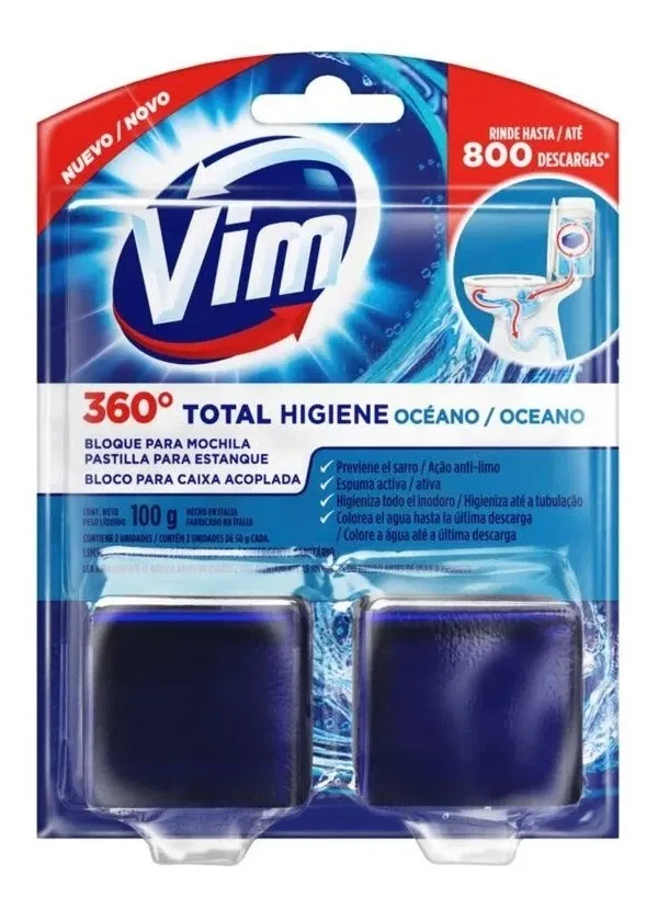 Pastilla Vim para Mochila de Inodoro x2 | 800 Descargas - Image 2