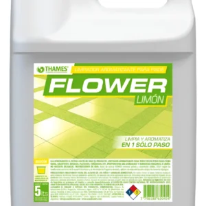 Limpiador Desodorante Flower Limón 5 L | Aroma Intenso y Duradero