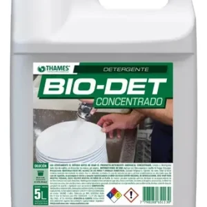 Detergente Concentrado Bio-Det Thames 30% Materia Activa 5 L | Profesional y pH Neutro