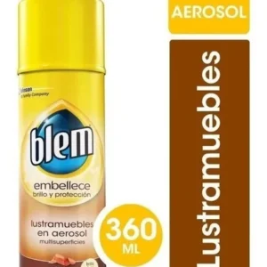 Blem Lustramuebles Aerosol 360ml | Brillo y Protección