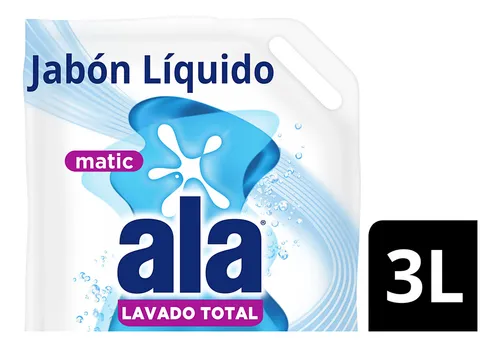 Jabón Líquido para Lavarropas Ala EcoLavado Fragancia Duradera 3 L - Image 2