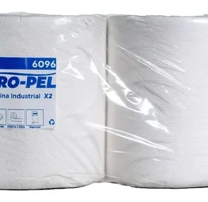 Bobina Industrial de Papel MT 19 cm x 400 m | Doble Hoja Pack x 2