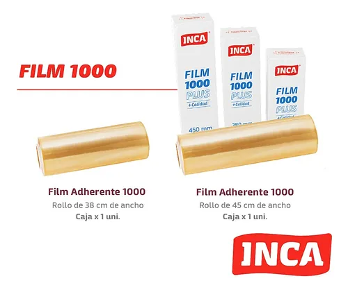 Film Adherente Profesional INCA 38 cm x 1000 m | Uso Gastronómico - Image 2