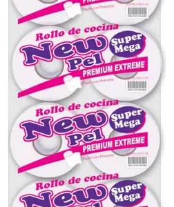 Rollo de Cocina Super Mega Rollo 8 x 200 Paños | Doble Hoja