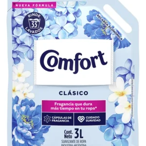 Suavizante para Ropa Comfort Clásico Cápsulas de Fragancia 3 L | Doypack