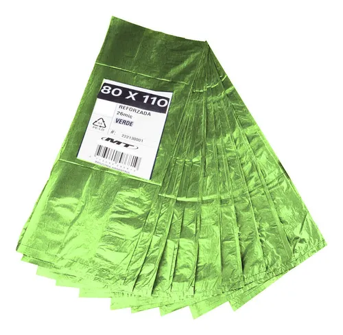 Bolsas de Residuos Consorcio Reforzadas Verdes 80 x 110 cm | Pack x 50 Unidades