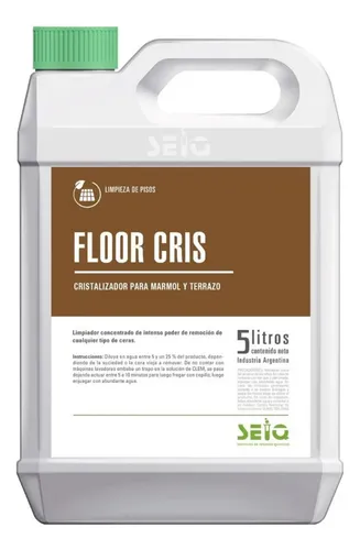Floor Cris Cristalizador para Mármol y Terrazo 5 L