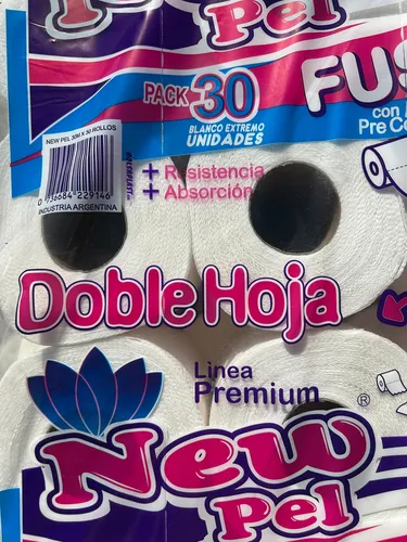 Papel Higiénico Doble Hoja New Pel 30 m | Bolsón x 30 Rollos - Image 2
