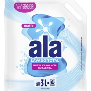 Jabón Líquido para Lavarropas Ala EcoLavado Fragancia Duradera 3 L