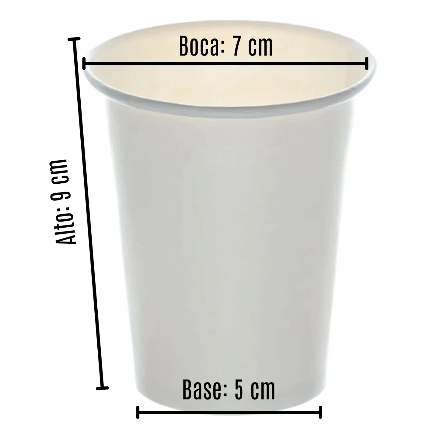 Vaso Polipapel Biodegradable 8 oz 240 cc - Image 2