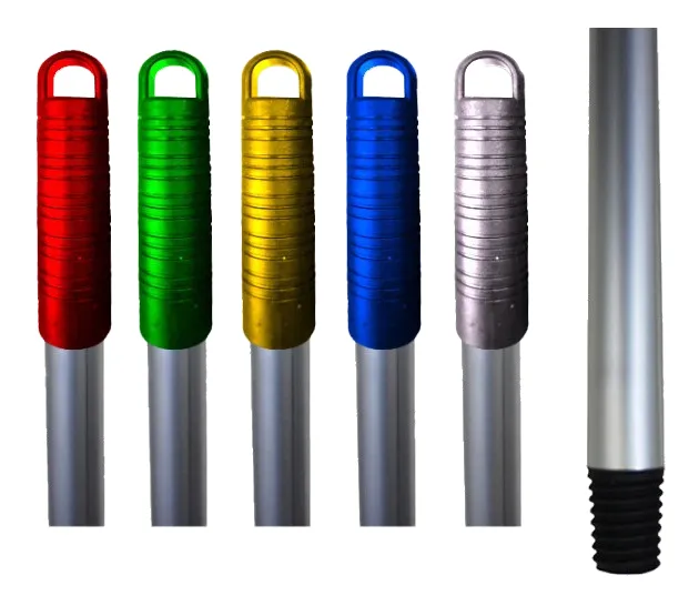 Cabo de Aluminio Reforzado 150 cm con Grip y Rosca | Varios Colores