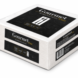 Servilletas Simil Tela 40x40 Blanco Extra Premium - Gourmet Class - Casa Thames