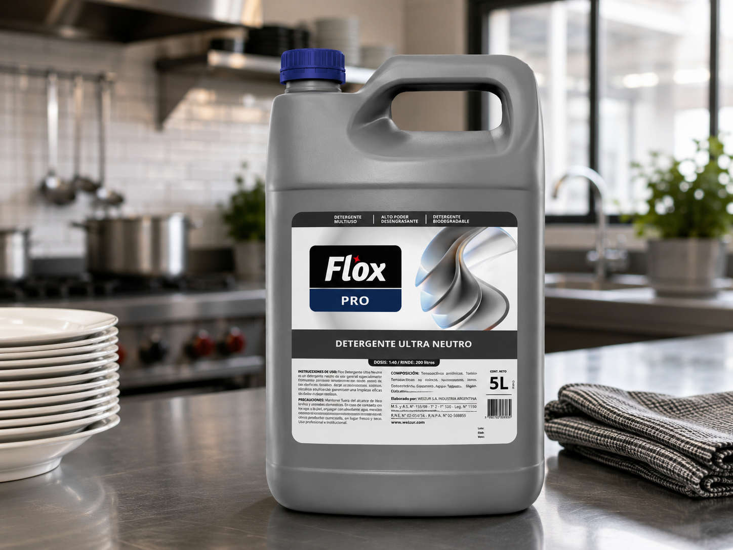 Detergente Neutro Concentrado Flox Pro 5 Litros - Image 2